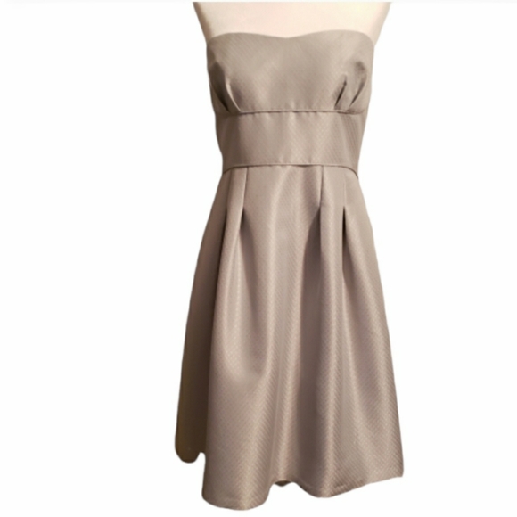BCBGMaxAzria Dresses & Skirts - NWT BCBG Maxazria silver strapless party dress